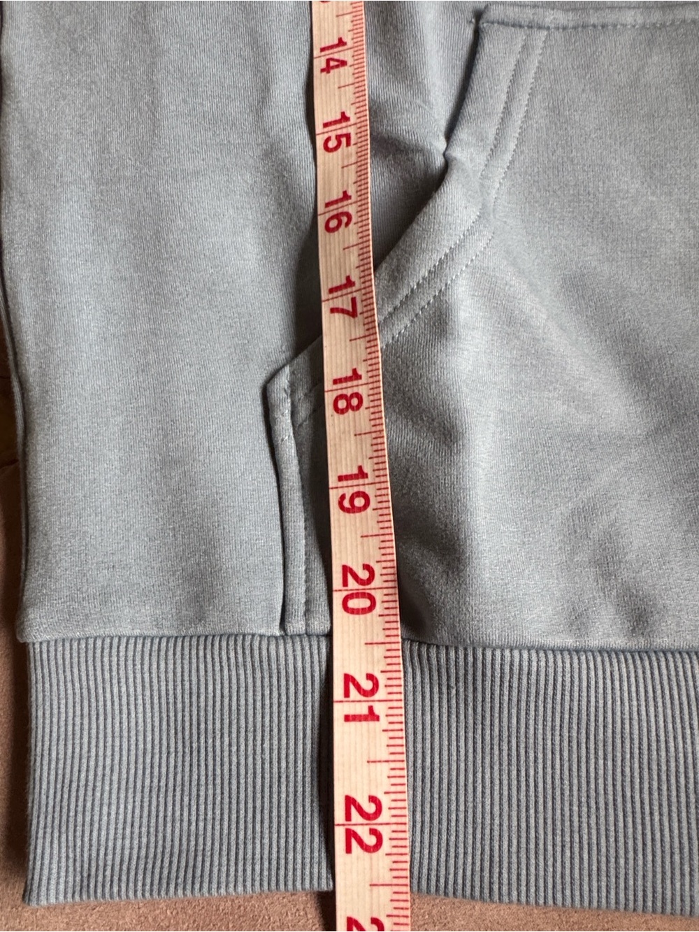 Eddie Bauer, Women's full zip hoodie. Chambray blue.Ultrasoft. 4-way stretch S - Picture 7 of 8